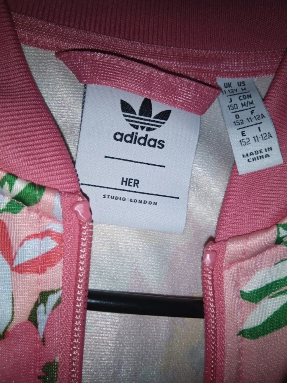 Adidas collaboration with the powerhouse studio Zip Jacket Size 11/12